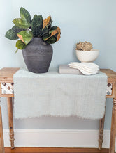 Load image into Gallery viewer, Sage Green Gauze Table Runner
