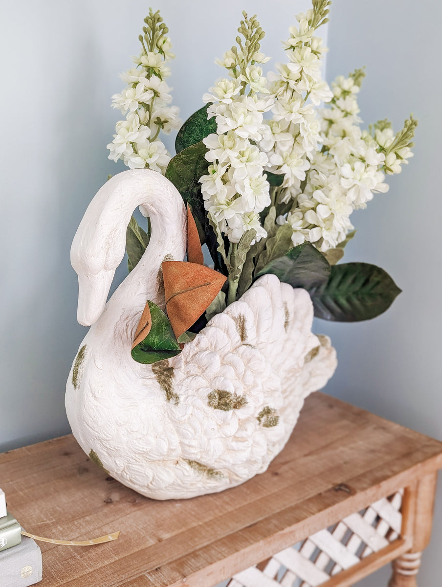 Swan Planter The Nutmeg Home