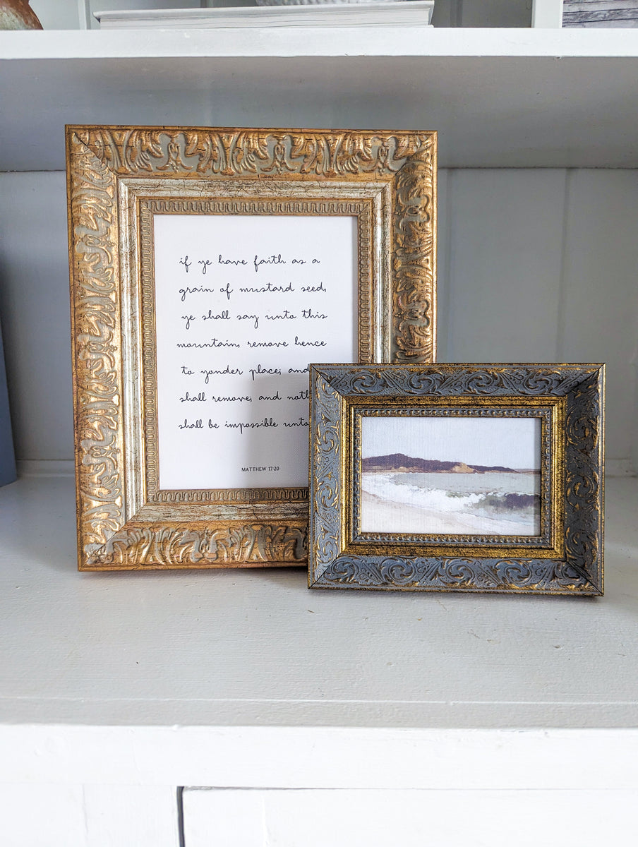 Framed Beach Landscape The Nutmeg Home