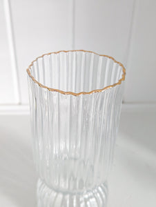 Gold Edged Modern Vase
