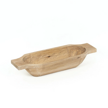 Load image into Gallery viewer, Natural Wood Dough Bowl
