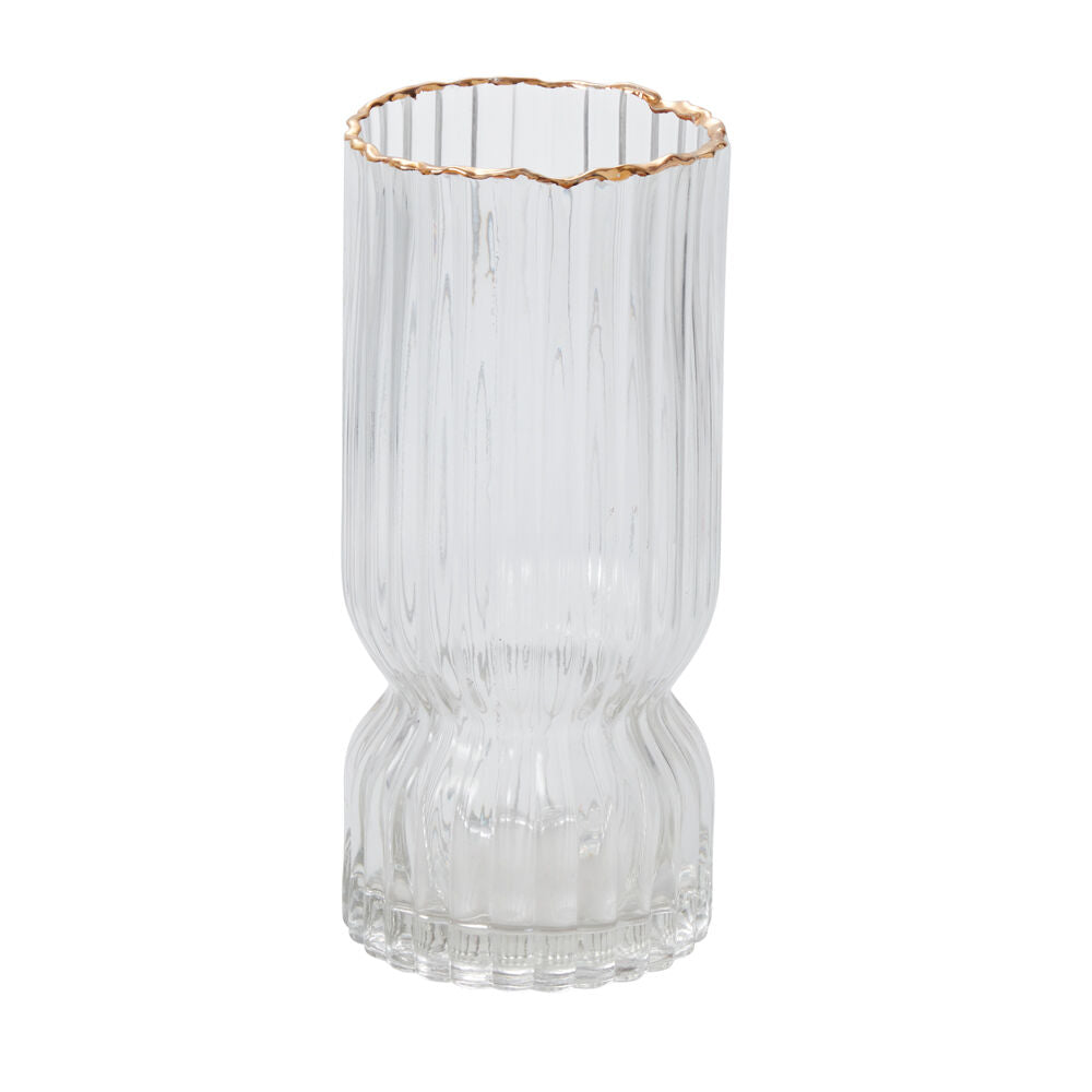 Gold Edged Modern Vase