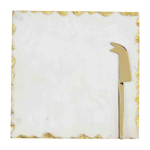 Marble & Gold Cheese Dish
