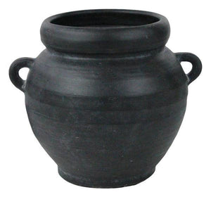 Black Cement Pot