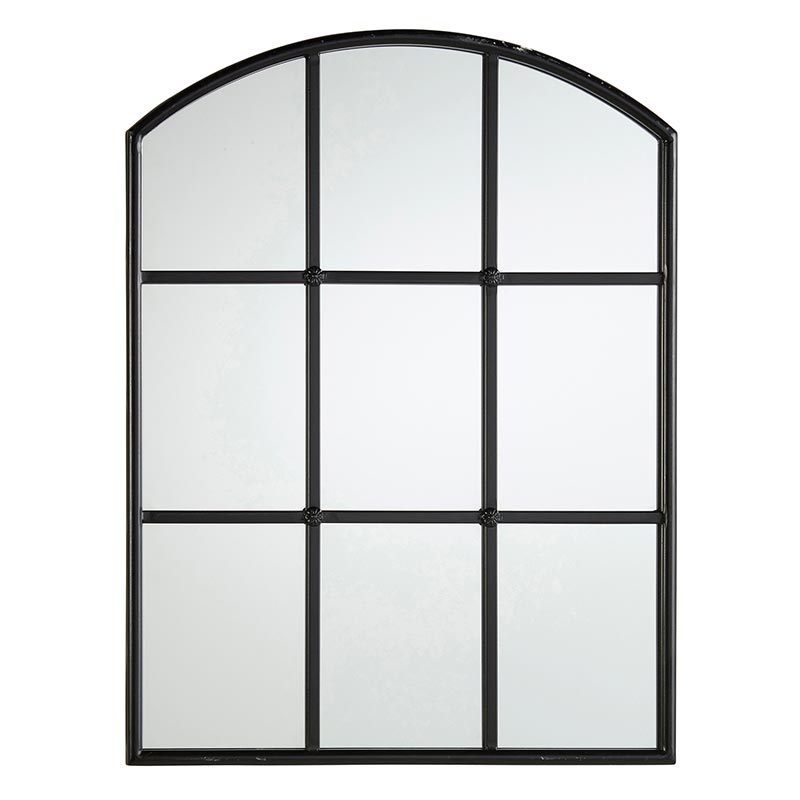 Black Panel Mirror