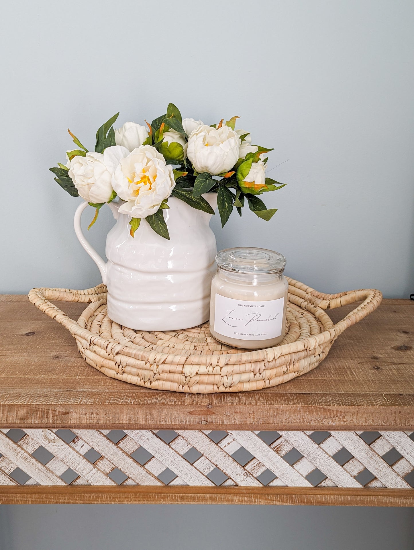 Grass & Date Leaf Handle Basket