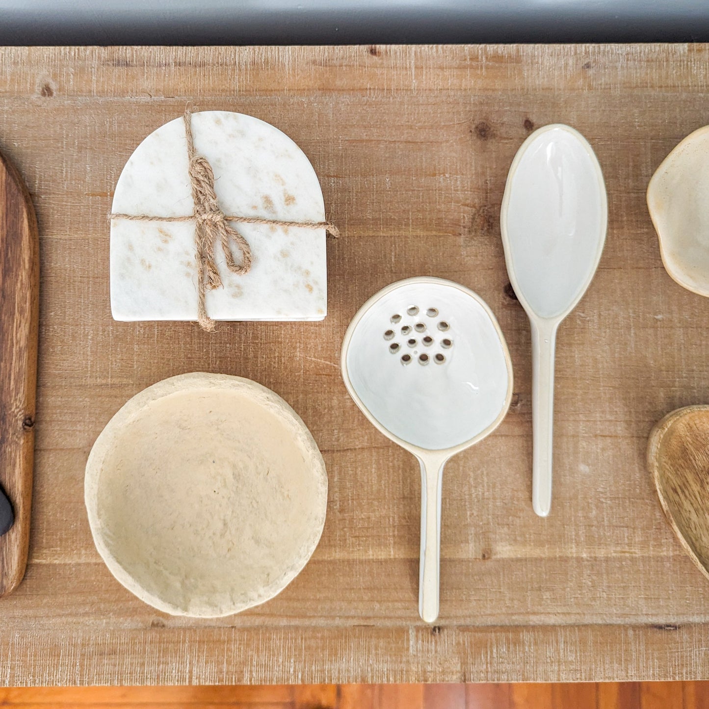 Glazed Serving Spoon