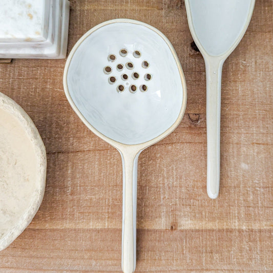 Glazed Strainer Spoon