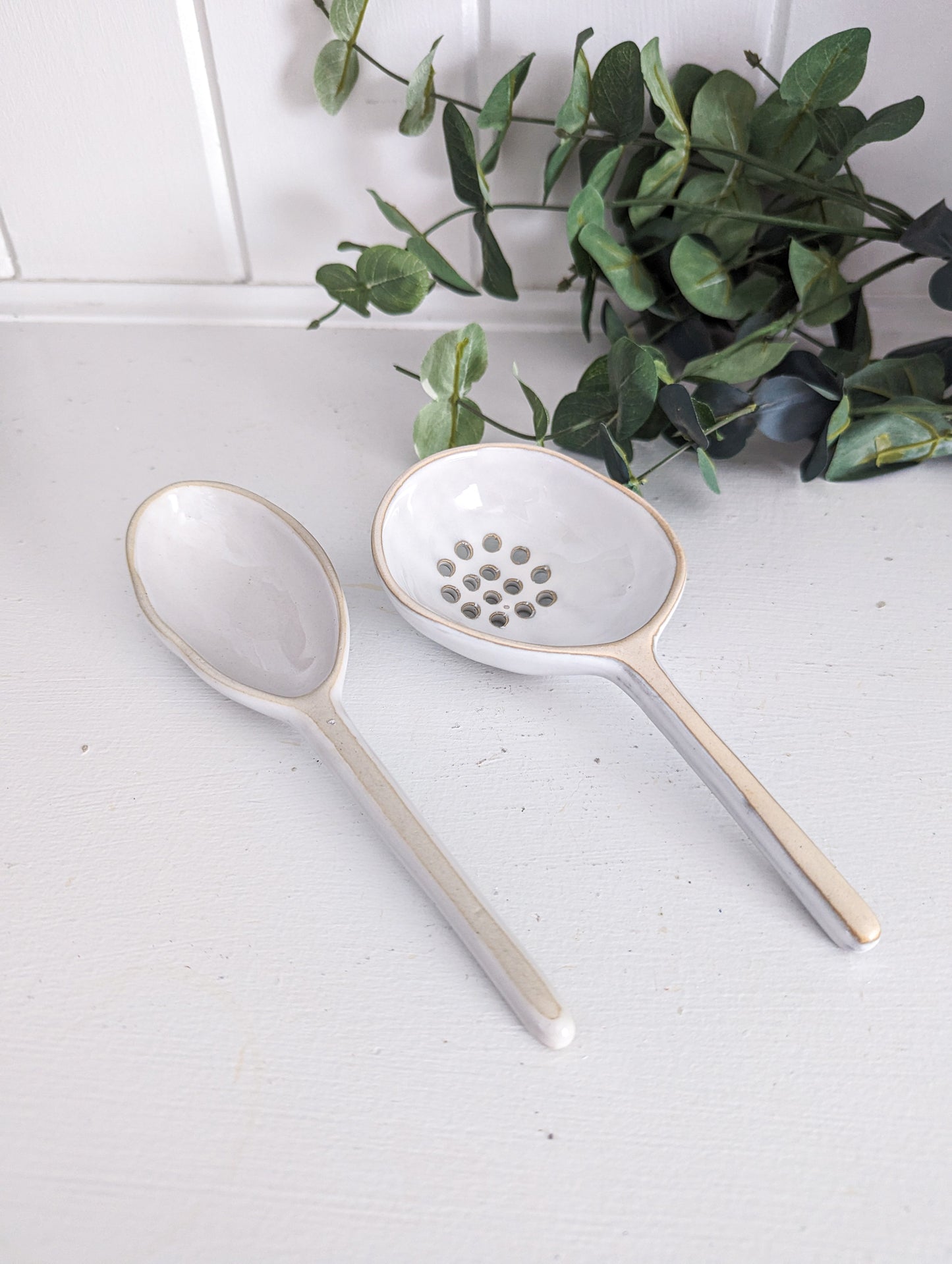 Glazed Serving Spoon