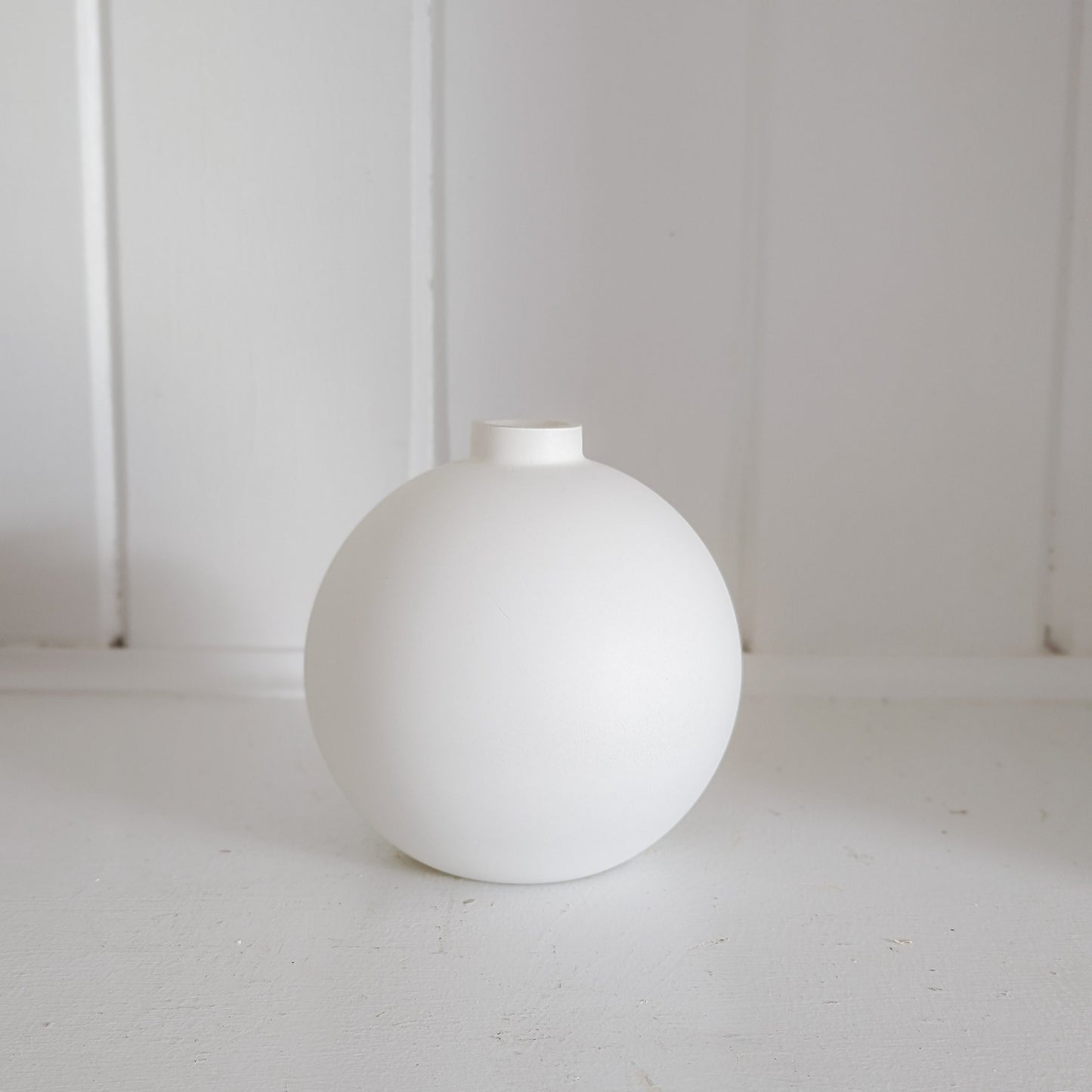 Matte White Bud Vase