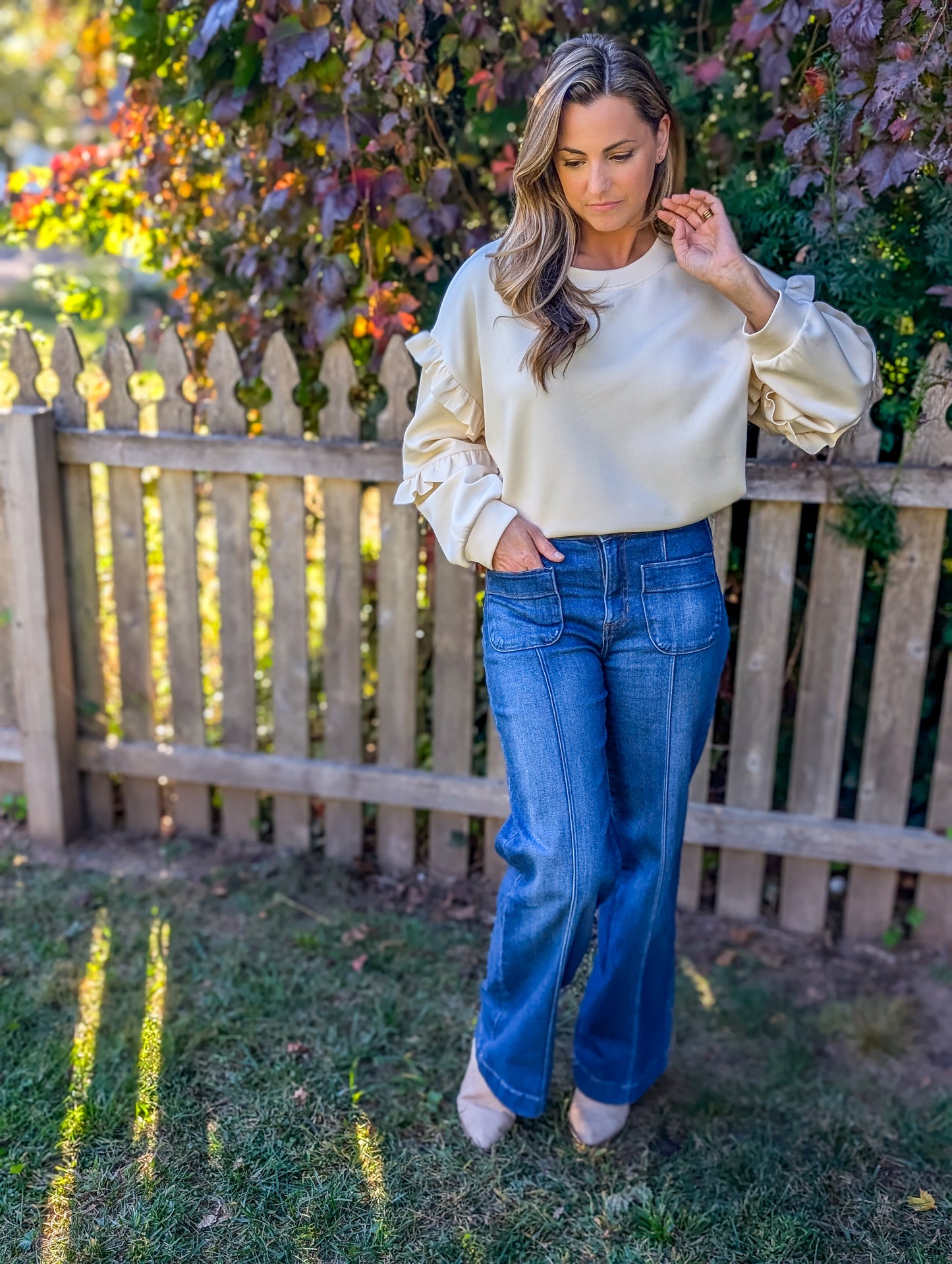 Buttery Soft Ruffled Sweater