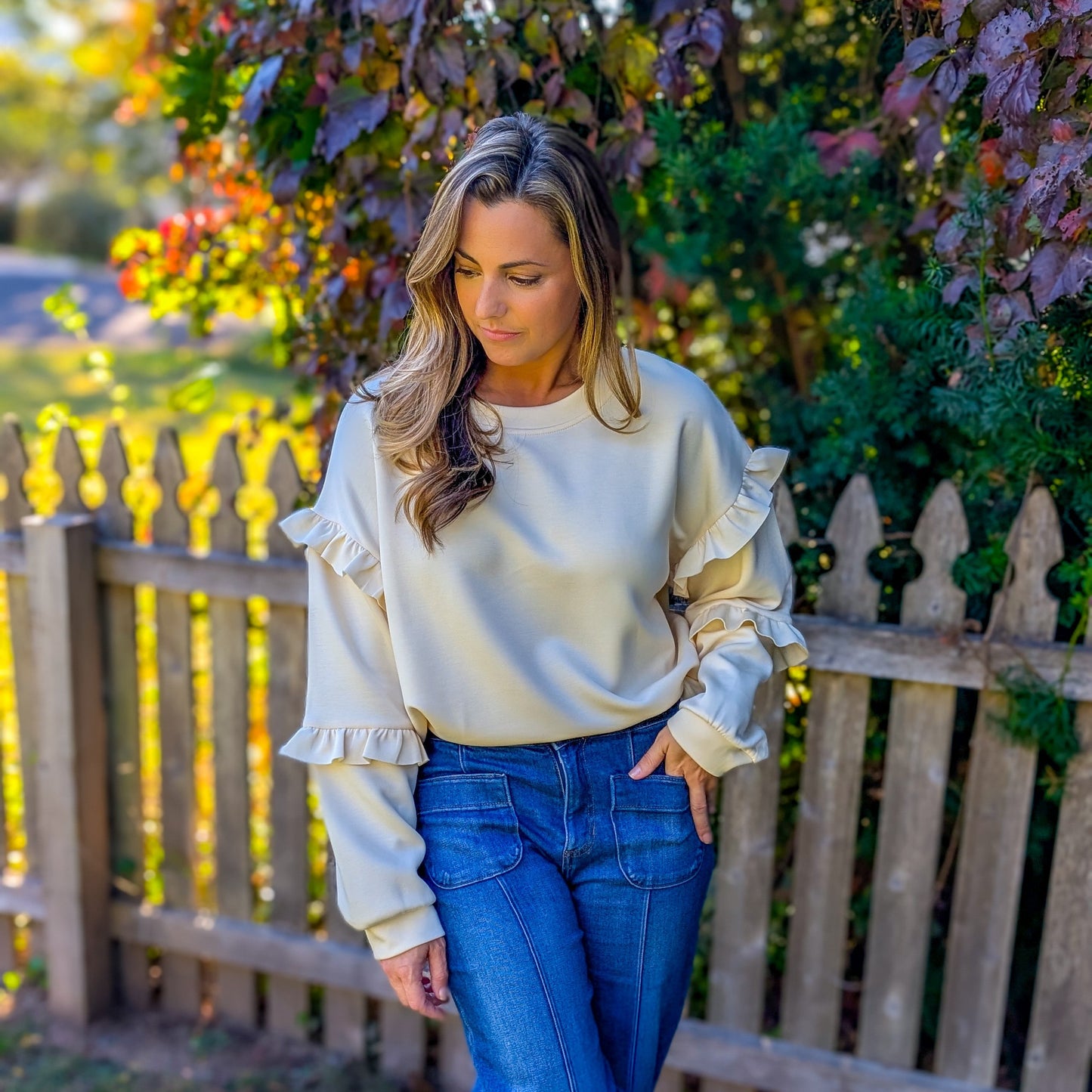 Buttery Soft Ruffled Sweater