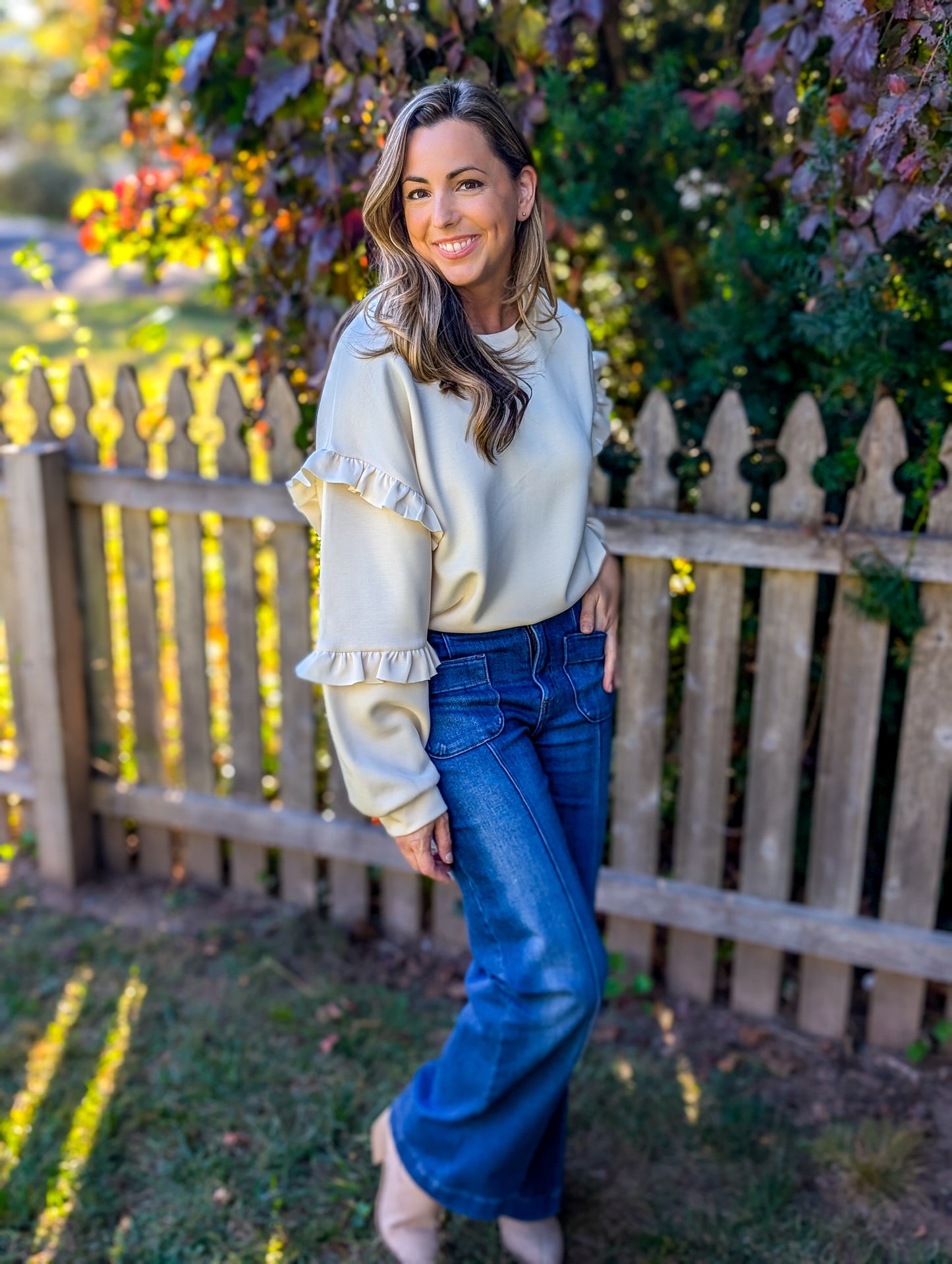 Buttery Soft Ruffled Sweater