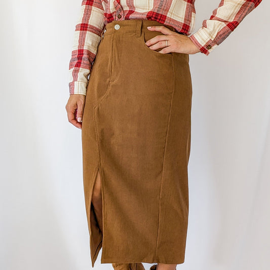 Corduroy Skirt