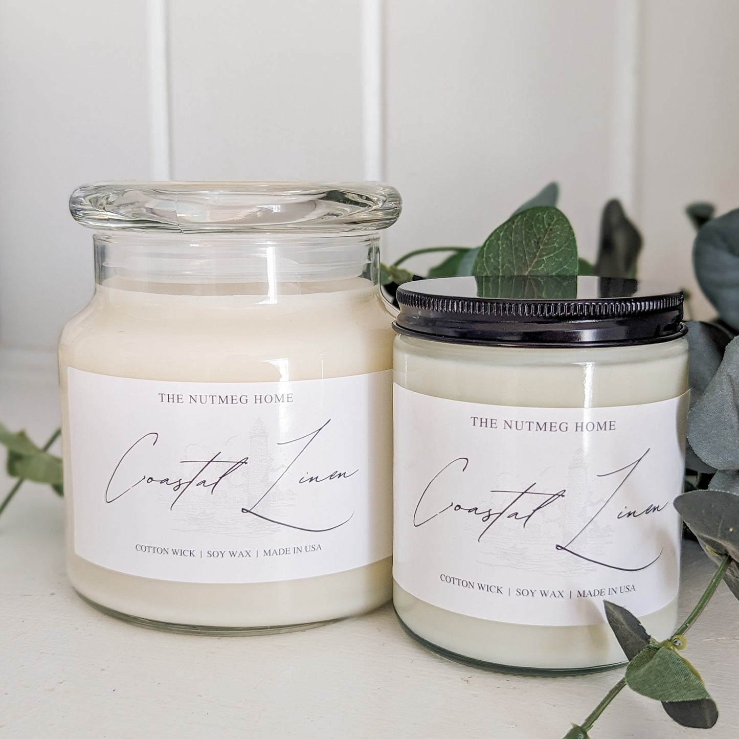 Coastal Linen Candle