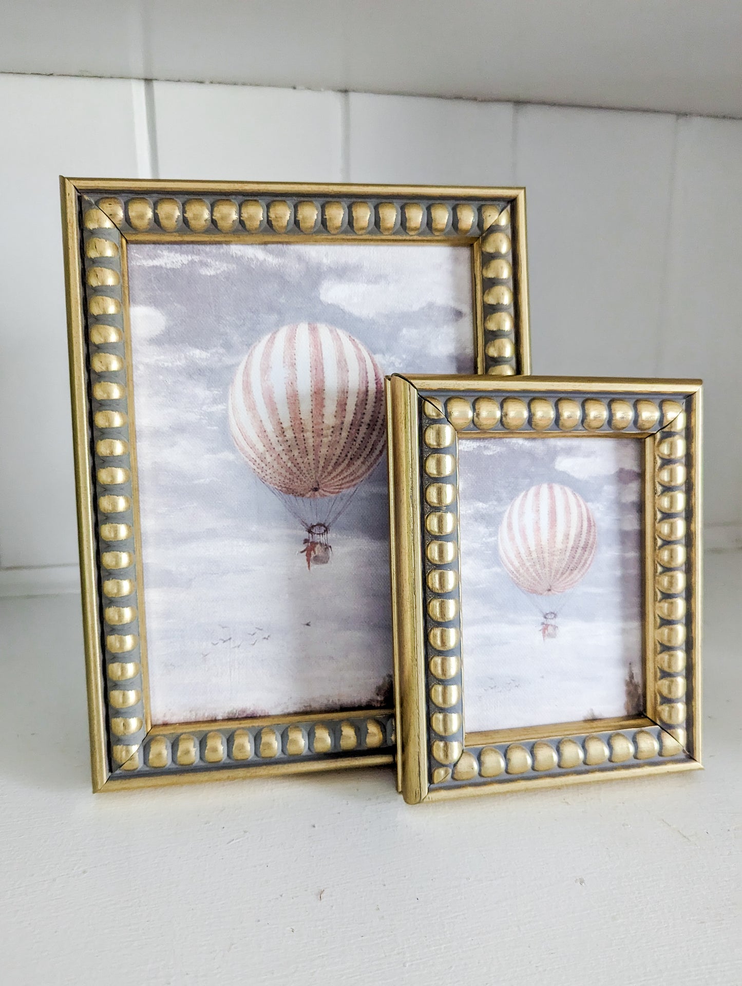 Framed Air Balloon Landscape