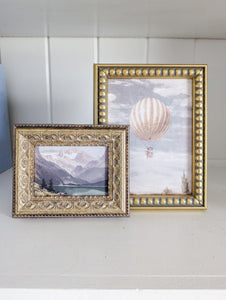 Framed Air Balloon Landscape