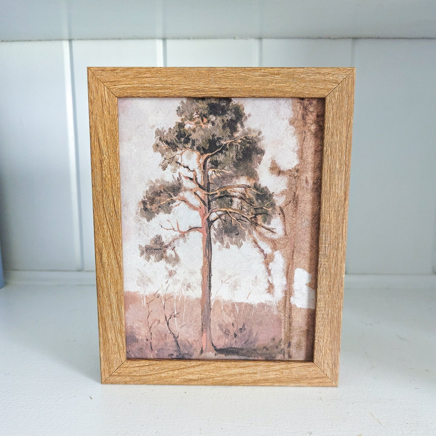 Framed Wood Forest Landscape