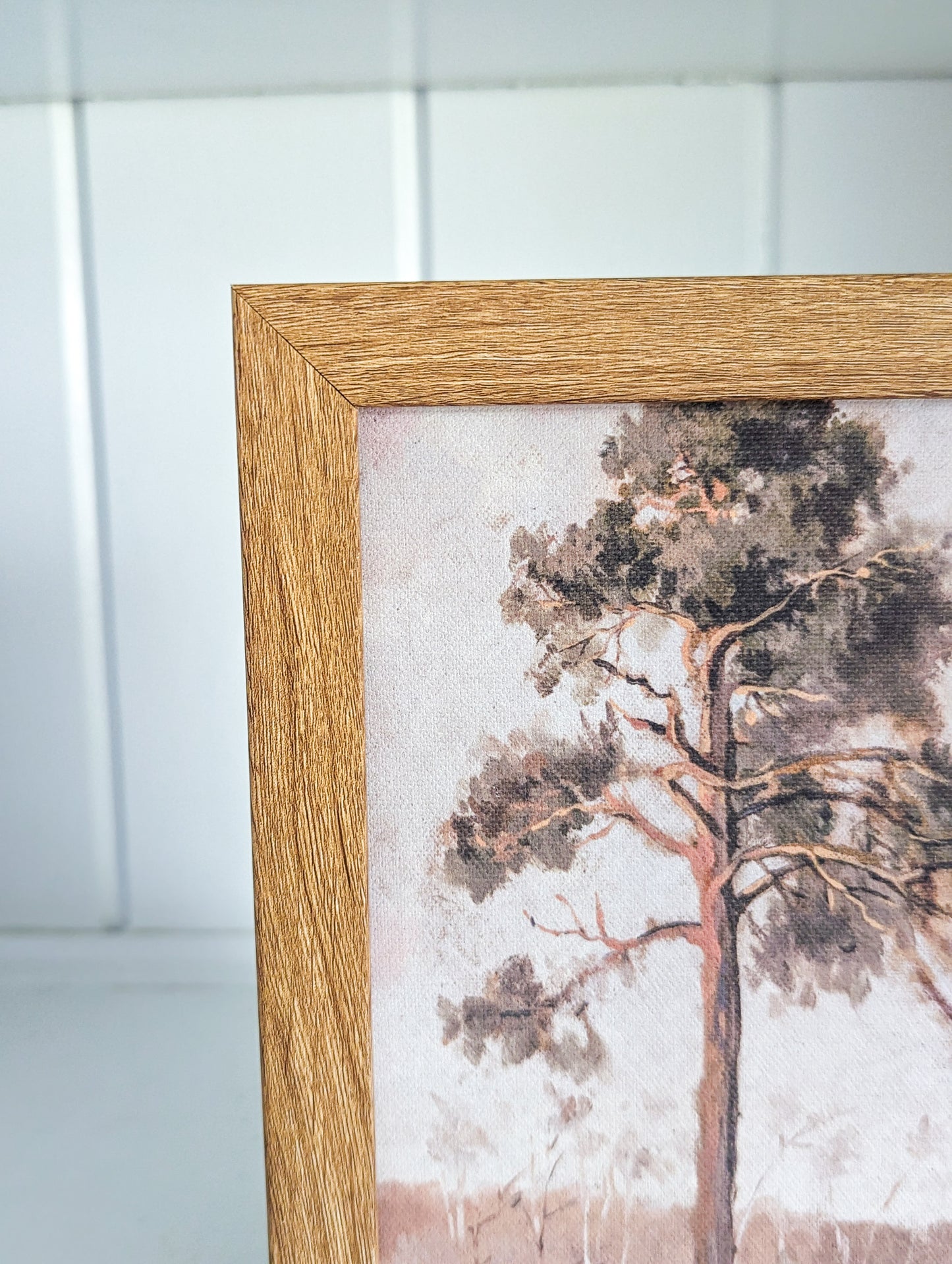 Framed Wood Forest Landscape