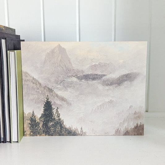 Watercolor Mountains Landscape Artisan Board