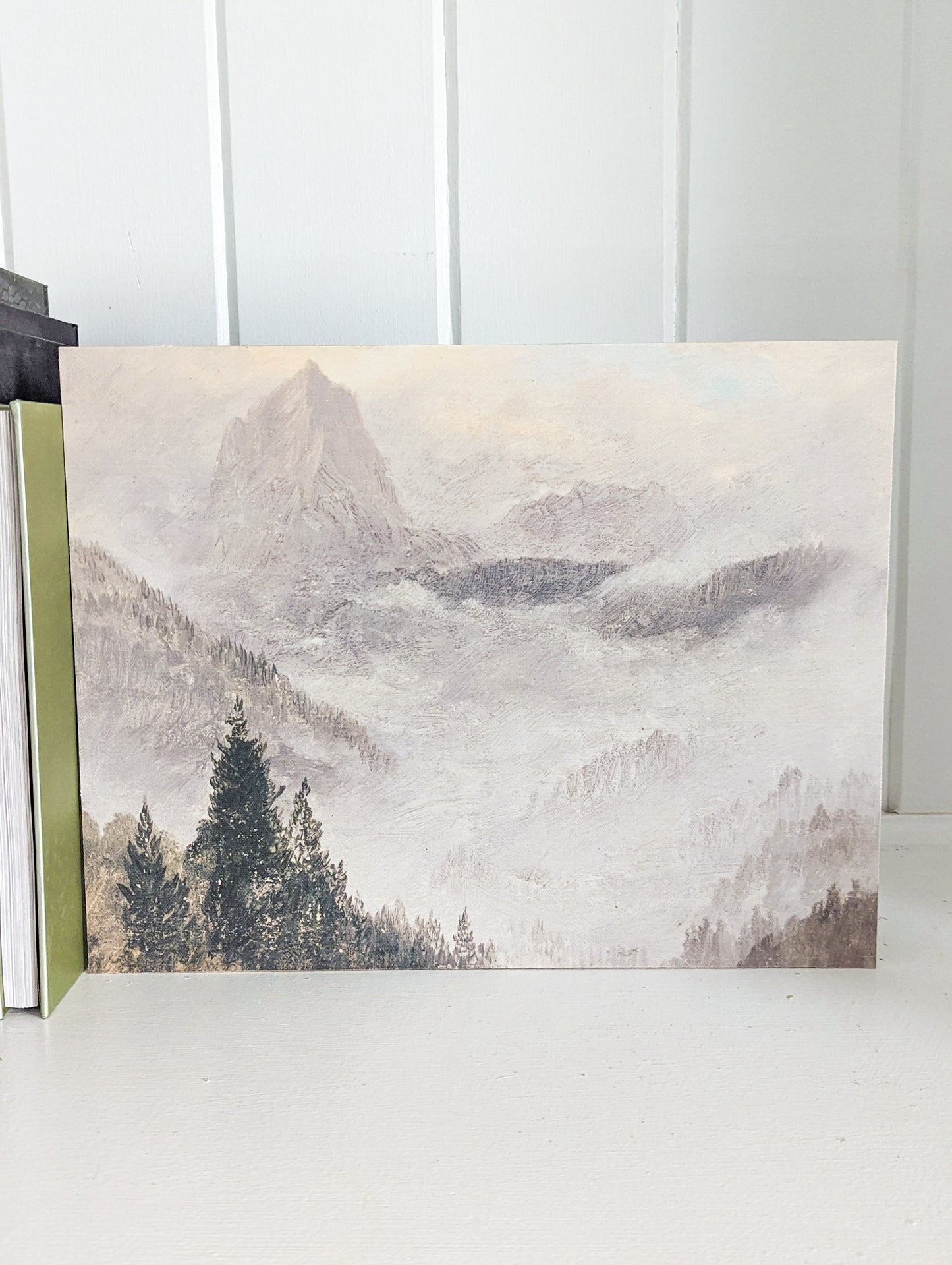 Watercolor Mountains Landscape Artisan Board