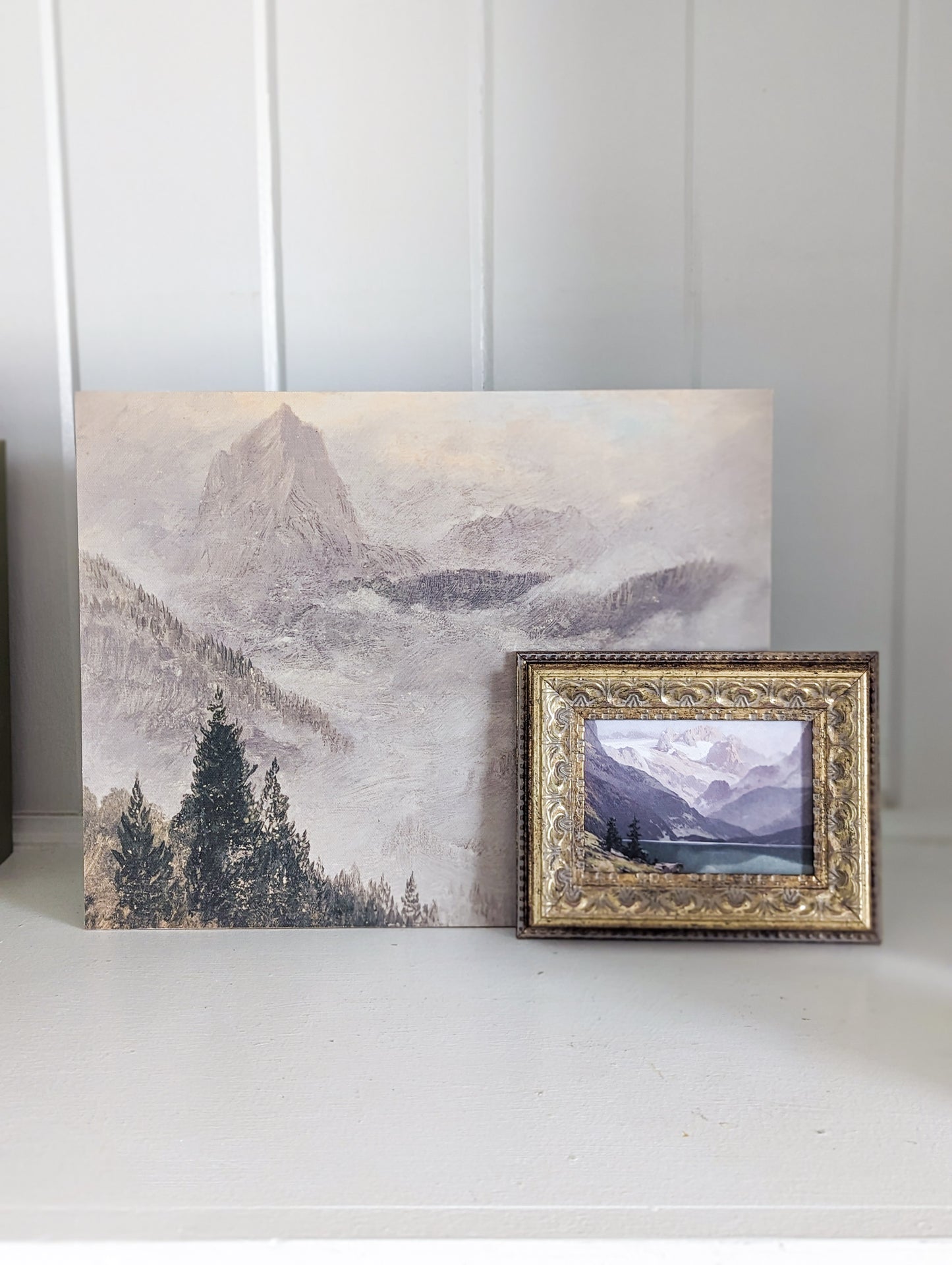 Watercolor Mountains Landscape Artisan Board