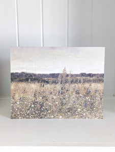 Watercolor Wildflower Field Artisan Board