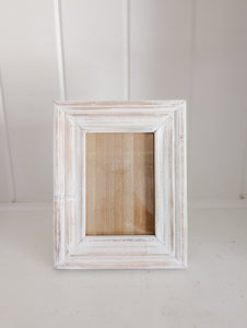White Washed Picture Frame
