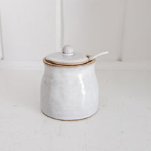 Load image into Gallery viewer, Petite Blue Gray Sugar Holder &amp; Spoon
