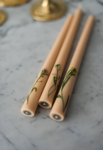 Dried Floral Tapers