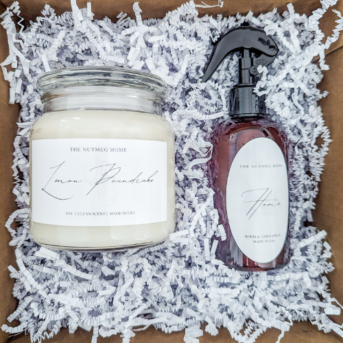 Candle & Room Spray Combo - Gift Set +Bundle