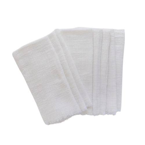 White Gauze Napkin Set