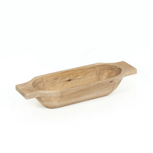 Natural Wood Dough Bowl