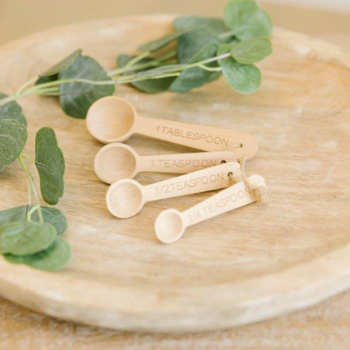 Wood Measuring Spoon Set