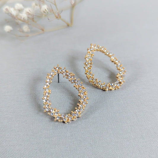 Diamond Teardrop Earring