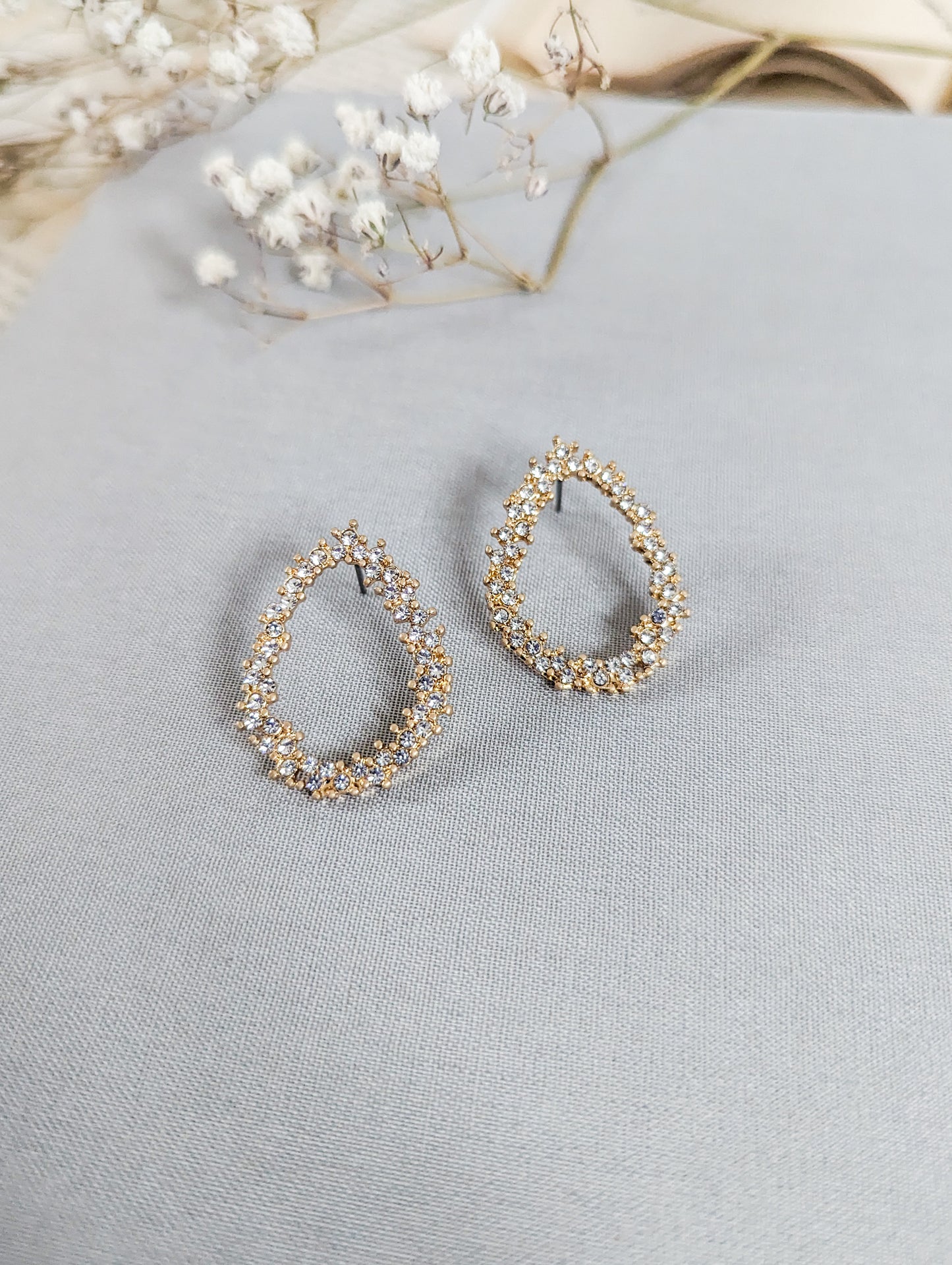 Diamond Teardrop Earring