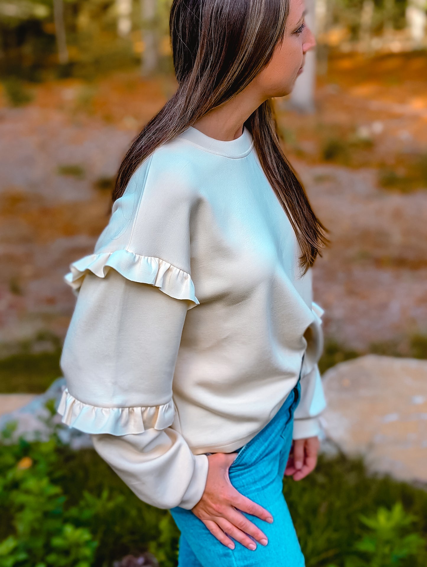 Buttery Soft Ruffled Sweater