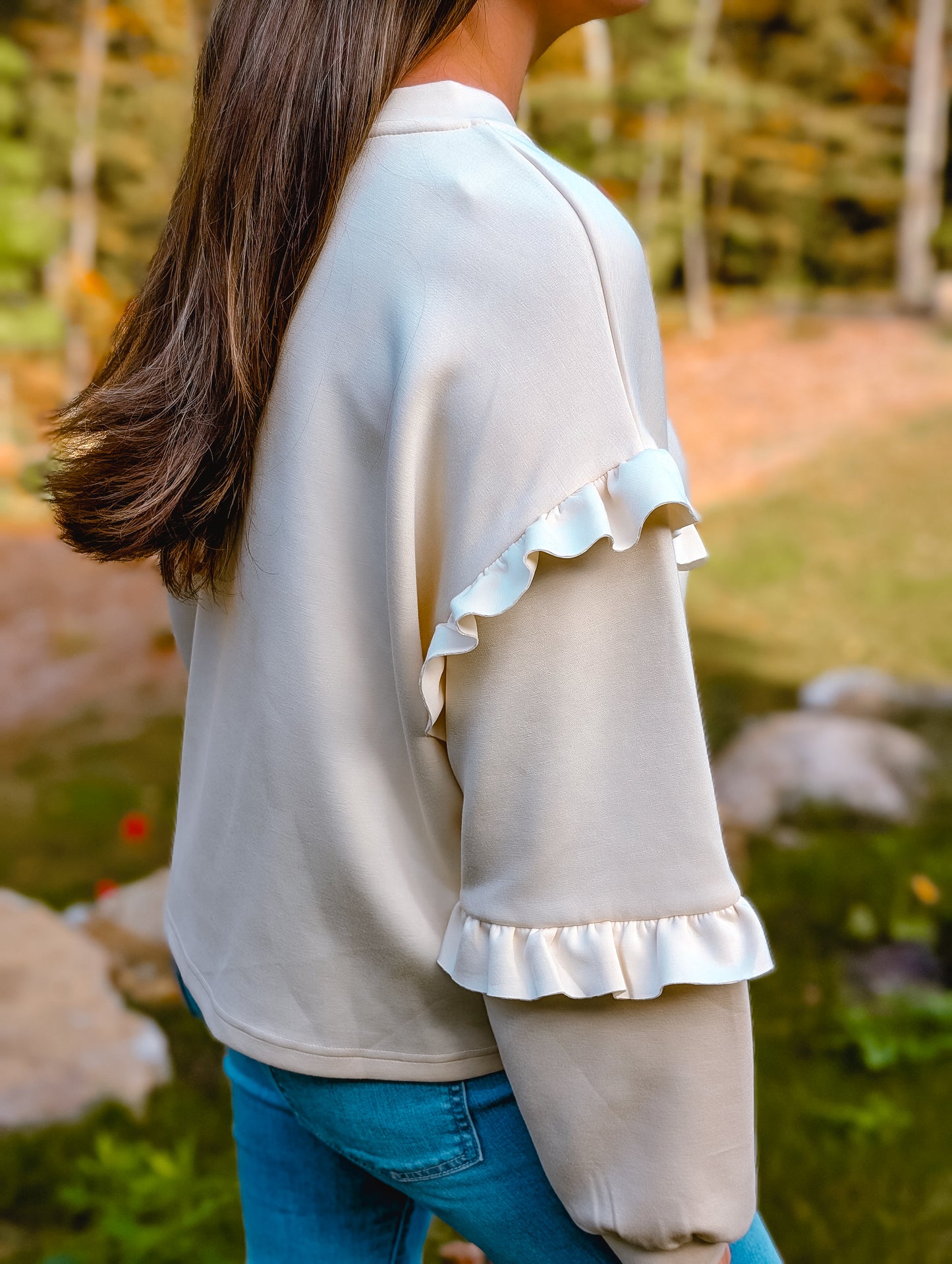 Buttery Soft Ruffled Sweater