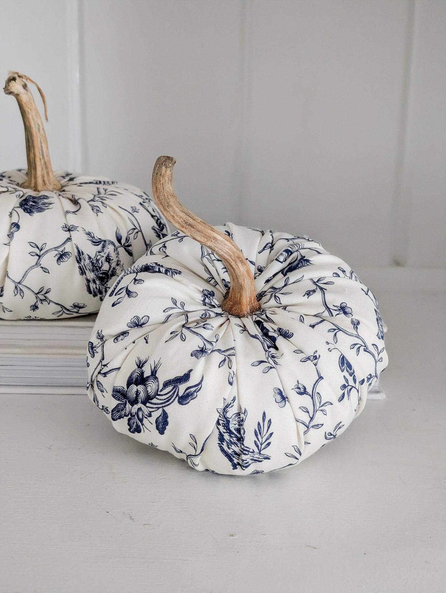 Vintage French Fabric Pumpkin