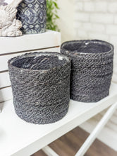 Load image into Gallery viewer, Black Jute Pots
